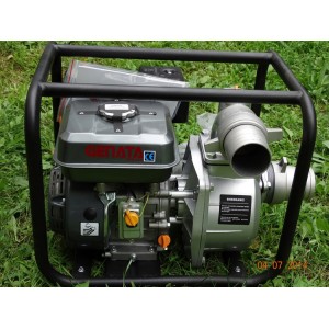 Бензинова водна помпа GENATA WP80A, 3", 6.5 к.с., 48 м³/ч, 24 м